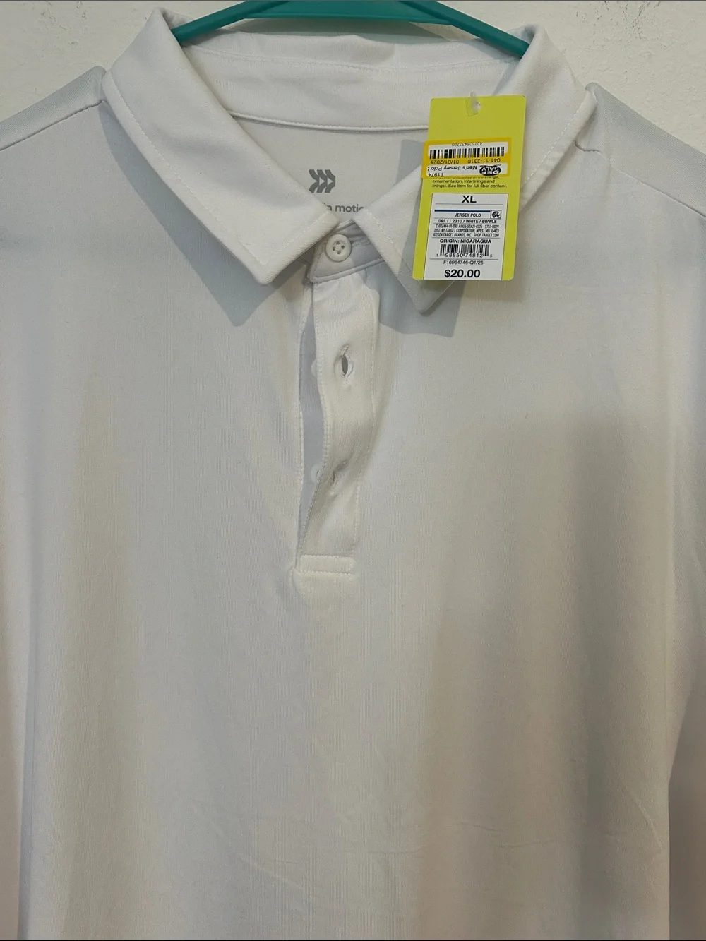 Men's White Polo Shirt - Classic Short Sleeve